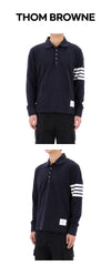 THOM BROWNE Polo mit diagonalen Streifen Langarm 26FW MJP137G 07976 415 163077768 [P]
