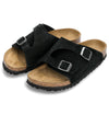BIRKENSTOCK 26SS Zürich Wildlederleder Pantoletten 1025060 SCHWARZ 157554641 [P]