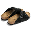 BIRKENSTOCK 26SS Zürich Wildlederleder Pantoletten 1025060 SCHWARZ 157554641 [P]
