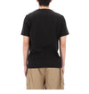 MONCLER T-shirt mit Tricolor-Logo-Patch Kurzarm 8C00074 89B8Q 999 157341672 [P]