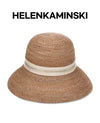 Helen Kaminski Raffia Provence Logo 10 Bucket Hat HAT52469 NOUGAT 157390911 [P]