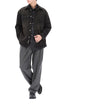WOOYOUNGMI Denim-Shirt mit gewaschenem Finish und Rücken-Logo 157343333 [P]