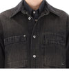 WOOYOUNGMI Denim-Shirt mit gewaschenem Finish und Rücken-Logo 157343333 [P]