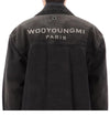 WOOYOUNGMI Denim-Shirt mit gewaschenem Finish und Rücken-Logo 157343333 [P]