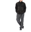 WOOYOUNGMI Denim-Shirt mit gewaschenem Finish und Rücken-Logo 157343333 [P]