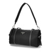 Prada Triangle Logo Nylon Leather Duffle Bag 159113999 [P]