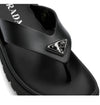 Prada Triangle Logo Rubber Slide Sandals 158482739 [P]