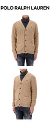 POLO RALPH LAUREN Kabelstrick-Cardigan mit Pferdelogo 26SS 149733401 [P]