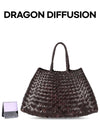 Dragon Diffusion Santa Croce Small Tote Bag 8893 Dark Brown 155889082 [P]