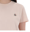 MONCLER Logo-Patch T-Shirt in Pink für Erwachsene, Größe 12A und 14A 157600349 [P]