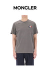 Moncler Tricolor Logo Patch Short Sleeve T-Shirt 157119726 [P]