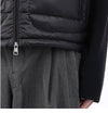 MONCLER 26SS 2XLラックチャンス ロゴ パッチ パディング ミックス ジャケット 9B00018 M1131 999 152102659 [P]