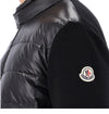 MONCLER 26SS 2XLラックチャンス ロゴ パッチ パディング ミックス ジャケット 9B00018 M1131 999 152102659 [P]