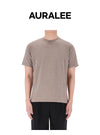AURALEE 26SS シームレス クルーネック 半袖 Tシャツ A00T01ST TOPBROWN 158331536 [P]