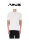 AURALEE シームレス クルーネック Tシャツ A00T01ST ホワイト 158331802 [P]