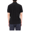 COMME DES GARCONS Polo-T-Shirt mit rotem Herz-Patch Schwarz 157119232 [P]