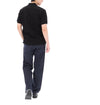 COMME DES GARCONS Polo-T-Shirt mit rotem Herz-Patch Schwarz 157119232 [P]