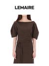 LEMAIRE 26SS Off-Shoulder Dress DR1147 LJ1010 BR512 157601021 [P]