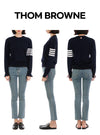THOM BROWNE Wollstrickpullover schräg 26SS FKA280A Y1014 415 148702652 [P]