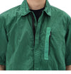 Stone Island 2026 SS Patch Nylon Metal Short Sleeve Zip-Up Shirt Jacket 1200028 S0019 V005H 154862213 [P]