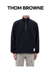 THOM BROWNE 26SS 斜めジップ スウェットシャツ MJT503A 03037 415 153574377 [P]