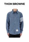 Thom Browne Lucky Chance Chambray Shirt - Size 3 154863664 [P]