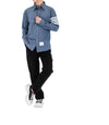 Thom Browne Lucky Chance Chambray Shirt - Size 3 154863664 [P]