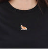 MAISON KITSUNE Lucky Chance Baby Fox Patch T-Shirt 157594475 [P]