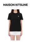 MAISON KITSUNE Lucky Chance Fox Head Patch T-Shirt Kurzarm 157594488 [P]
