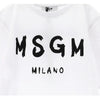 MSGM コットン 半袖 ワンピース 26SS キッズ ロゴ 001-K 156560028 [P]