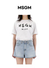 MSGM Logo Short Sleeve T-Shirt Adult Size 156518673 [P]