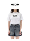 MSGM Logo Short Sleeve T-Shirt 156519032 [P]