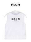 MSGM Kindershirt mit Logo ohne Ärmel S6MSJUTH069 001-K 156559840 [P]