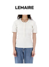 LEMAIRE Henley Short Sleeve T-Shirt 156518608 [P]