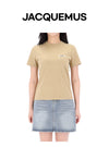 JACQUEMUS Logos T-Shirt mit Kurzarm 180 157297191 [P]