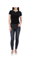 COURREGES Leichte Kontrast Kurzarm-T-Shirt 151677716 [P]