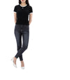 COURREGES Leichte Kontrast Kurzarm-T-Shirt 151677716 [P]