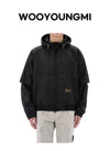 WOOYOUNGMI Hoodie-Jacke mit abnehmbaren Ärmeln 156827558 [P]