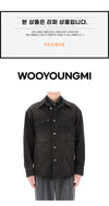 WOOYOUNGMI [Refurbished] Denim Wash Shirt with Back Logo W261SH27970B 162161570 [P]