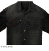 WOOYOUNGMI [Refurbished] Denim Wash Shirt with Back Logo W261SH27970B 162161570 [P]