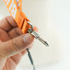BURBERRY Kingdom Logo Orange Nylon Strap Necklace 80242441 143660315 [P]