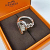 Hermes Silver Women's Ring Croisette Small Model H104586B 00052 158733017 [P]