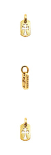 Chrome Hearts 22k Dog Tag Pendant 162847387 [P]