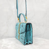 Gucci Limited Edition Blue Python Top Handle Shoulder Bag 602781 7956 2750079 [P]