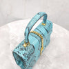 Gucci Limited Edition Blue Python Top Handle Shoulder Bag 602781 7956 2750079 [P]