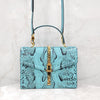 Gucci Limited Edition Blue Python Top Handle Shoulder Bag 602781 7956 2750079 [P]