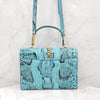 Gucci Limited Edition Blue Python Top Handle Shoulder Bag 602781 7956 2750079 [P]