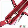 Gucci Shoulder Bag 449241 8606 Red Fabric Leather 90100578 [P]