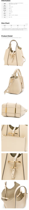 Tods Timeless Mini Shopper & Crossbody Bag Light Beige 159724463 [P]