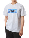MSGM Logo Square Waterful Tee 124511326 [P]